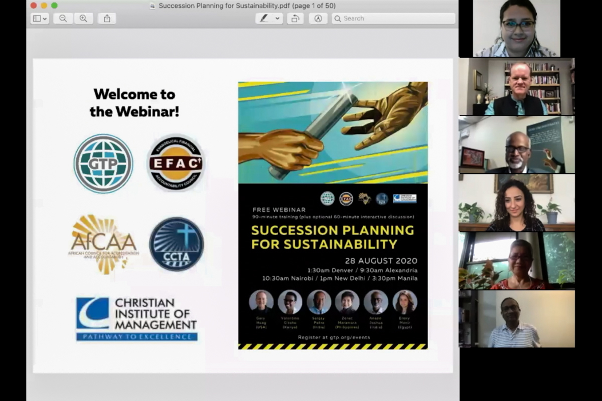 Succession Planning for Sustainability screenshot